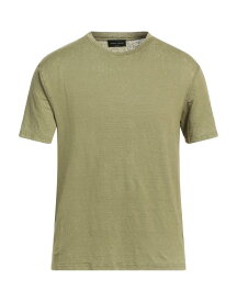 【送料無料】 ロベルトコリーナ メンズ Tシャツ トップス T-shirt Military green