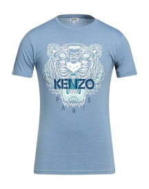 【送料無料】 ケンゾー メンズ Tシャツ トップス T-shirt Sky blue