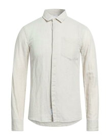 【送料無料】 カルバンクライン メンズ シャツ リネンシャツ トップス Linen shirt Beige