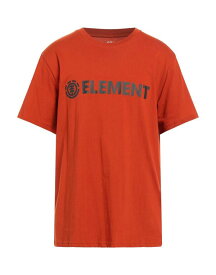 【送料無料】 エレメント メンズ Tシャツ トップス T-shirt Rust