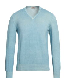 【送料無料】 グランサッソ メンズ ニット・セーター アウター Sweater Light blue