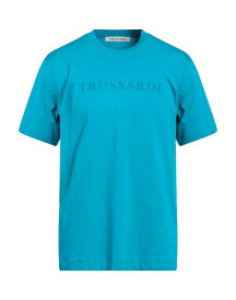 【送料無料】 トラサルディ メンズ Tシャツ トップス T-shirt Turquoise