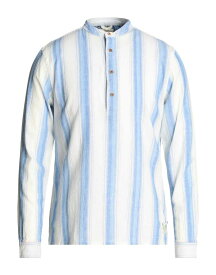 【送料無料】 スコッチアンドソーダ メンズ シャツ トップス Striped shirt Sky blue