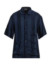 【送料無料】 バレナ メンズ シャツ リネンシャツ トップス Linen shirt Navy blue