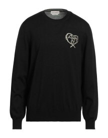 【送料無料】 アレキサンダー・マックイーン メンズ ニット・セーター アウター Sweater Black