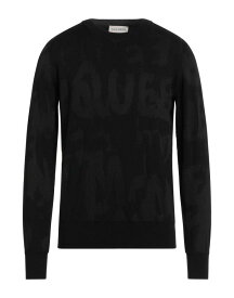 【送料無料】 アレキサンダー・マックイーン メンズ ニット・セーター アウター Sweater Black
