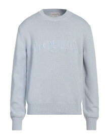 【送料無料】 アレキサンダー・マックイーン メンズ ニット・セーター アウター Sweater Sky blue