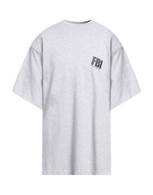 【送料無料】 バレンシアガ メンズ Tシャツ トップス Oversize-T-Shirt Light grey