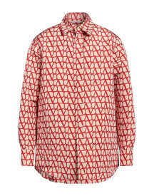 【送料無料】 ヴァレンティノ メンズ シャツ トップス Patterned shirt Red