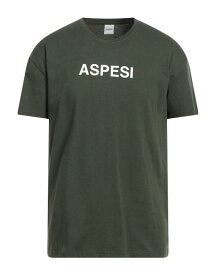 【送料無料】 アスペジ メンズ Tシャツ トップス T-shirt Military green