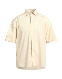 【送料無料】 ニールバレット メンズ シャツ トップス Patterned shirt Beige