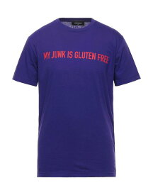 【送料無料】 ディースクエアード メンズ Tシャツ トップス T-shirt Purple