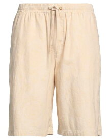 【送料無料】 ヴェルサーチ メンズ ハーフパンツ・ショーツ ボトムス Shorts & Bermuda Beige