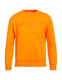 【送料無料】 ランバン メンズ パーカー・スウェット アウター Sweatshirt Orange