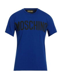 【送料無料】 モスキーノ メンズ Tシャツ トップス T-shirt Blue