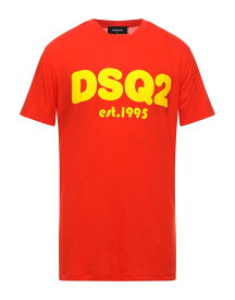 【送料無料】 ディースクエアード メンズ Tシャツ トップス T-shirt Orange