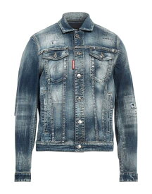 【送料無料】 ディースクエアード メンズ ジャケット・ブルゾン デニムジャケット アウター Denim jacket Blue