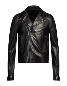 【送料無料】 リックオウエンス メンズ ジャケット・ブルゾン アウター Biker jacket Black