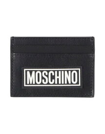 【送料無料】 モスキーノ メンズ 財布 アクセサリー Document holder Black