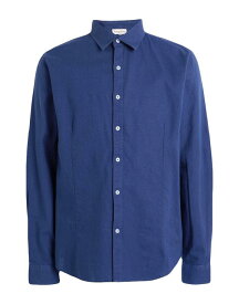 【送料無料】 カシミアカンパニー メンズ シャツ リネンシャツ トップス Linen shirt Blue