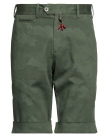 【送料無料】 イザイア メンズ ハーフパンツ・ショーツ ボトムス Shorts & Bermuda Military green