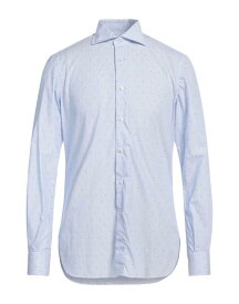 【送料無料】 イザイア メンズ シャツ トップス Patterned shirt Light blue