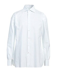 【送料無料】 イザイア メンズ シャツ トップス Striped shirt White