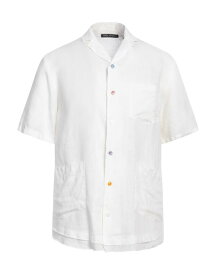 【送料無料】 ダニエレ アレッサンドリー二 メンズ シャツ リネンシャツ トップス Linen shirt White