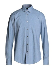 【送料無料】 ヒューゴボス メンズ シャツ トップス Patterned shirt Blue