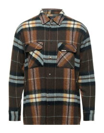 【送料無料】 リプレゼント メンズ シャツ チェックシャツ トップス Checked shirt Brown