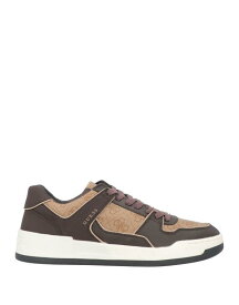 【送料無料】 ゲス メンズ スニーカー シューズ Sneakers Dark brown