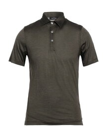 【送料無料】 グランサッソ メンズ ポロシャツ トップス Polo shirt Dark brown