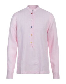 【送料無料】 グレイ ダニエレ アレッサンドリー二 メンズ シャツ リネンシャツ トップス Linen shirt Light pink
