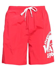 【送料無料】 ディースクエアード メンズ ハーフパンツ・ショーツ 水着 Swim shorts Tomato red