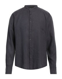 【送料無料】 インピュア メンズ シャツ リネンシャツ トップス Linen shirt Steel grey