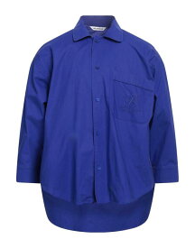 【送料無料】 バレンシアガ メンズ シャツ トップス Solid color shirt Blue