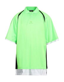 【送料無料】 バレンシアガ メンズ ポロシャツ トップス Polo shirt Acid green