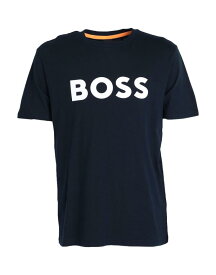 【送料無料】 ボス メンズ Tシャツ トップス T-shirt Navy blue