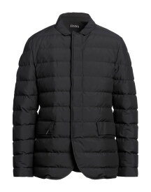 【送料無料】 ゼニア メンズ ジャケット・ブルゾン アウター Shell jacket Black