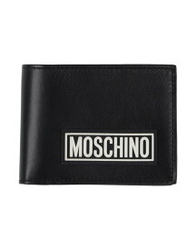 【送料無料】 モスキーノ メンズ 財布 アクセサリー Document holder Black