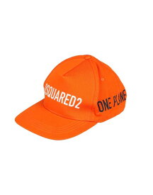 【送料無料】 ディースクエアード メンズ 帽子 アクセサリー Hat Orange