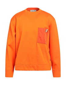 【送料無料】 ランバン メンズ パーカー・スウェット アウター Sweatshirt Orange