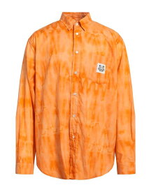 【送料無料】 ケンゾー メンズ シャツ トップス Patterned shirt Orange