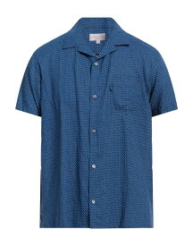 【送料無料】 デリック ローズ メンズ シャツ リネンシャツ トップス Linen shirt Navy blue