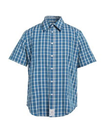 【送料無料】 マーティン・ローズ メンズ シャツ チェックシャツ トップス Checked shirt Blue