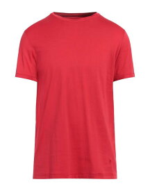 【送料無料】 イザイア メンズ Tシャツ トップス Basic T-shirt Brick red