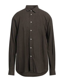【送料無料】 リュー・ジョー メンズ シャツ リネンシャツ トップス Linen shirt Dark brown