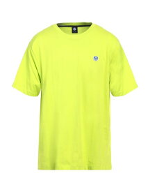 【送料無料】 ノースセール メンズ Tシャツ トップス Basic T-shirt Acid green