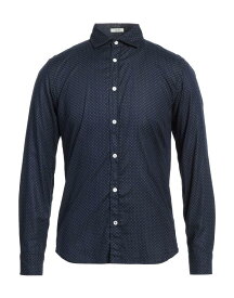 【送料無料】 ハートフォード メンズ シャツ トップス Patterned shirt Midnight blue