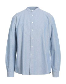 【送料無料】 アスペジ メンズ シャツ トップス Solid color shirt Light blue